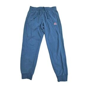 Adidas Fleece Sweatpants Men's Medium Blue Green Aqua Teal Gym Run Workout